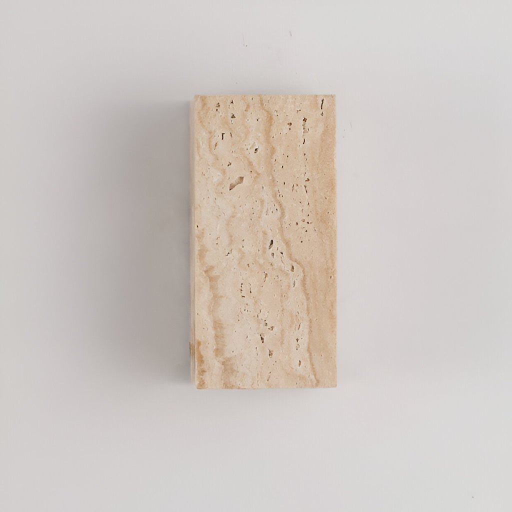 Tavo Outdoor Wall Light | Travertine Minimalist LED Lighting