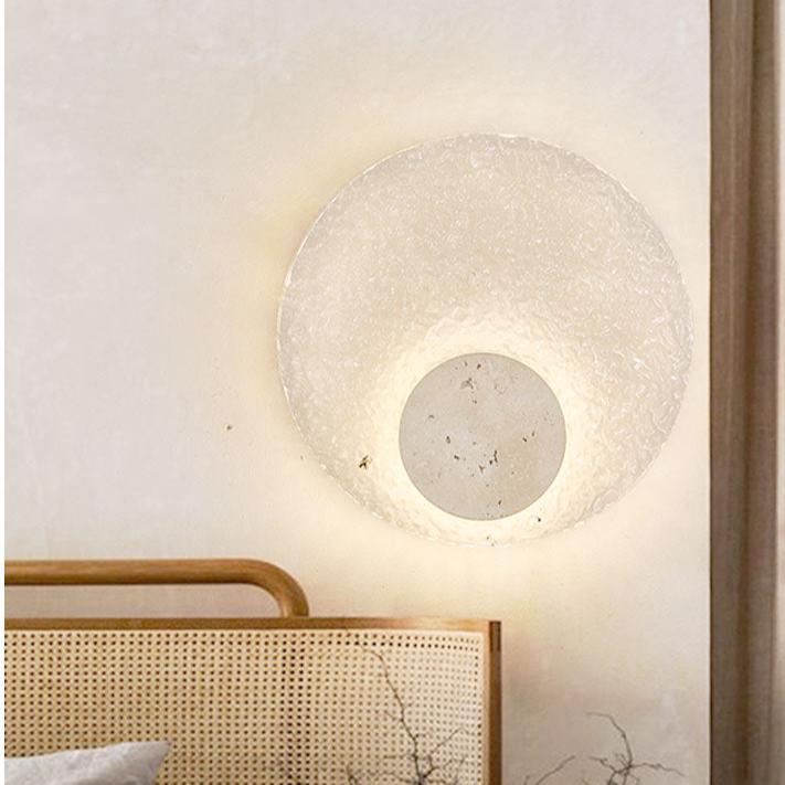 Tera Wall Light | Acrylic Travertine Modern Lighting
