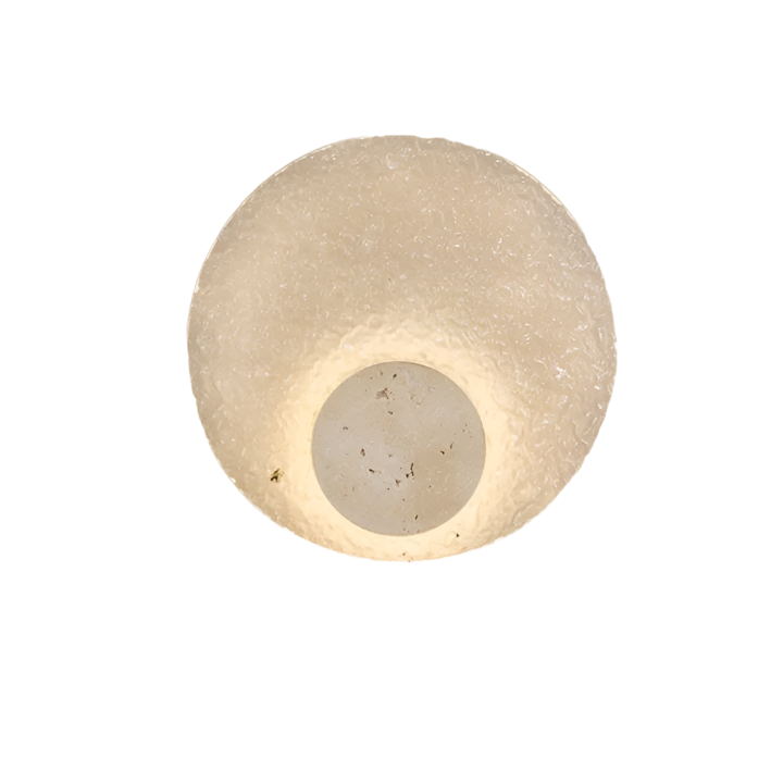 Tera Wall Light | Acrylic Travertine Modern Lighting