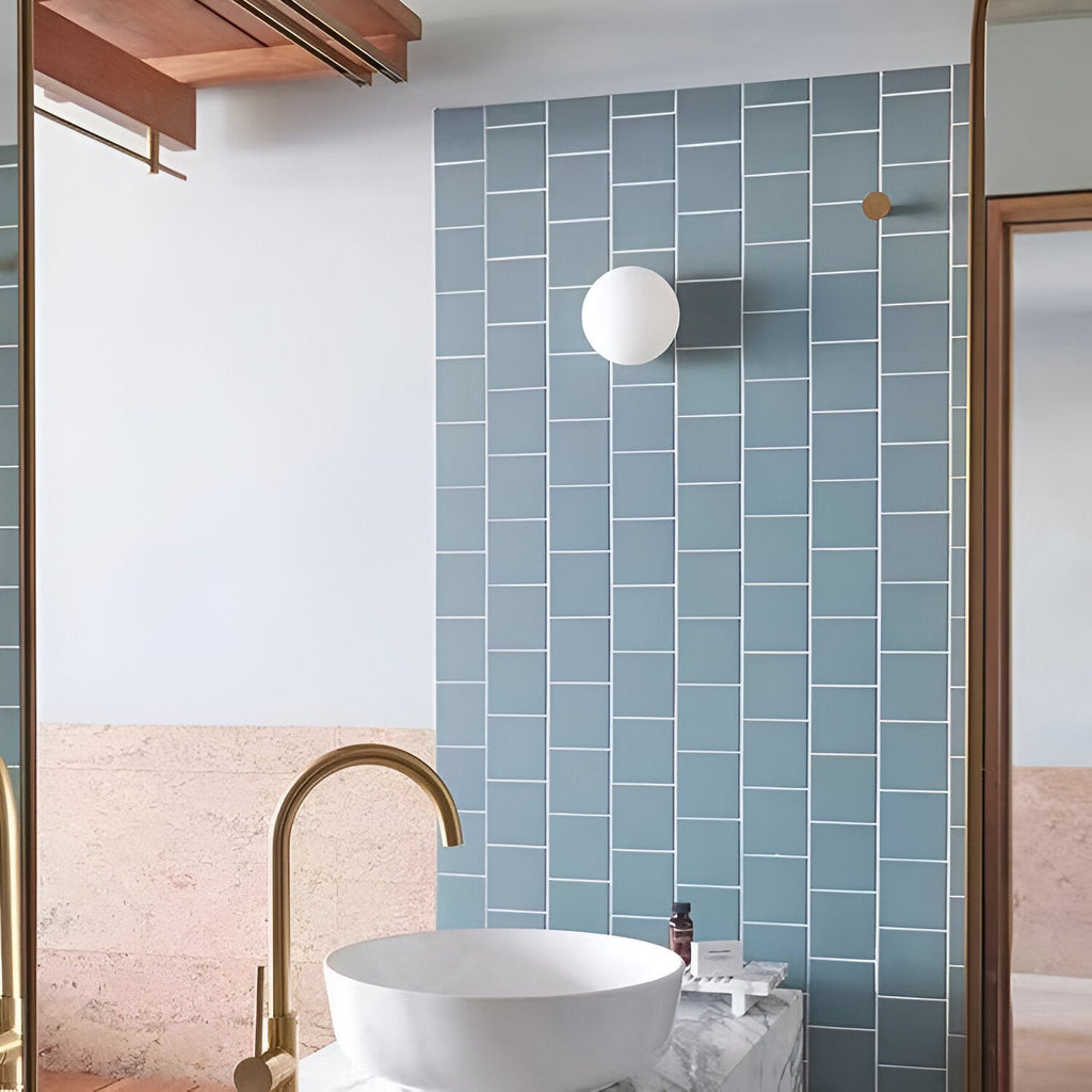 Velian Wall Light | Modern Minimalist Round Glass Design