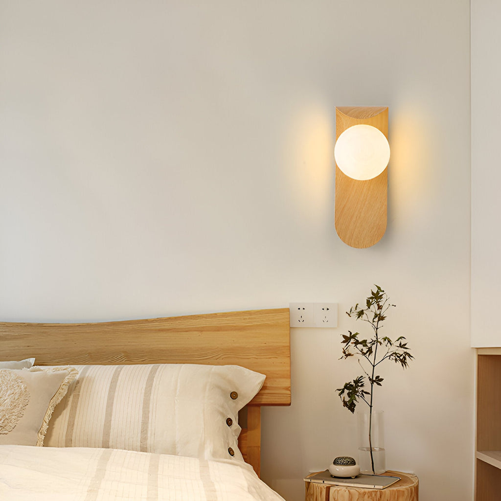 Lira Wall Light | Nordic Wood Accent LED Lighting