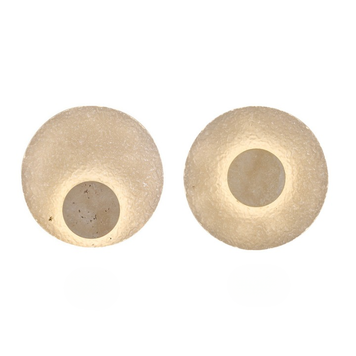 Tera Wall Light | Acrylic Travertine Modern Lighting