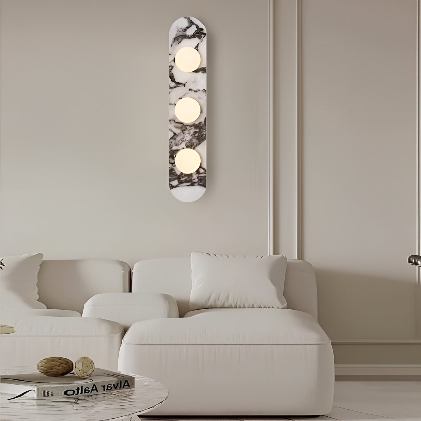Lisse Wall Light | French Marble Minimalist Lighting