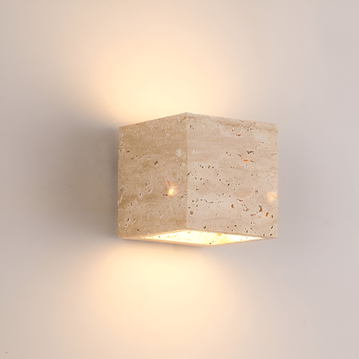 Tavo Outdoor Wall Light | Travertine Minimalist LED Lighting