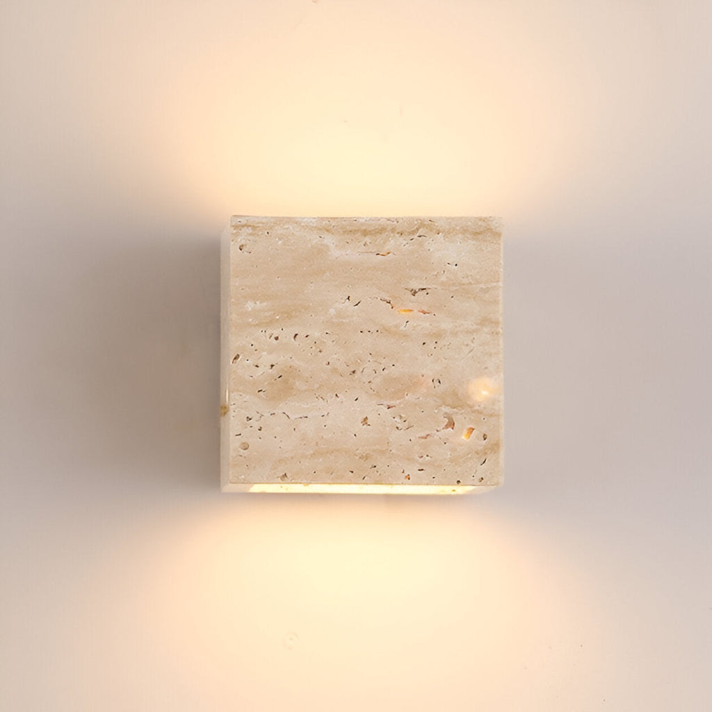 Tavo Outdoor Wall Light | Travertine Minimalist LED Lighting