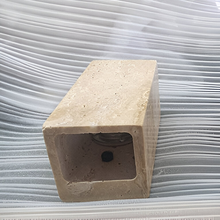 Tavo Outdoor Wall Light | Travertine Minimalist LED Lighting