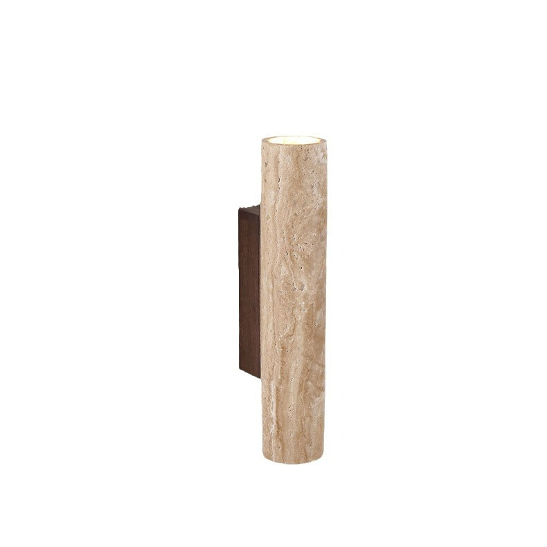 Kora Wall Light | Japandi Travertine Minimalist Lighting
