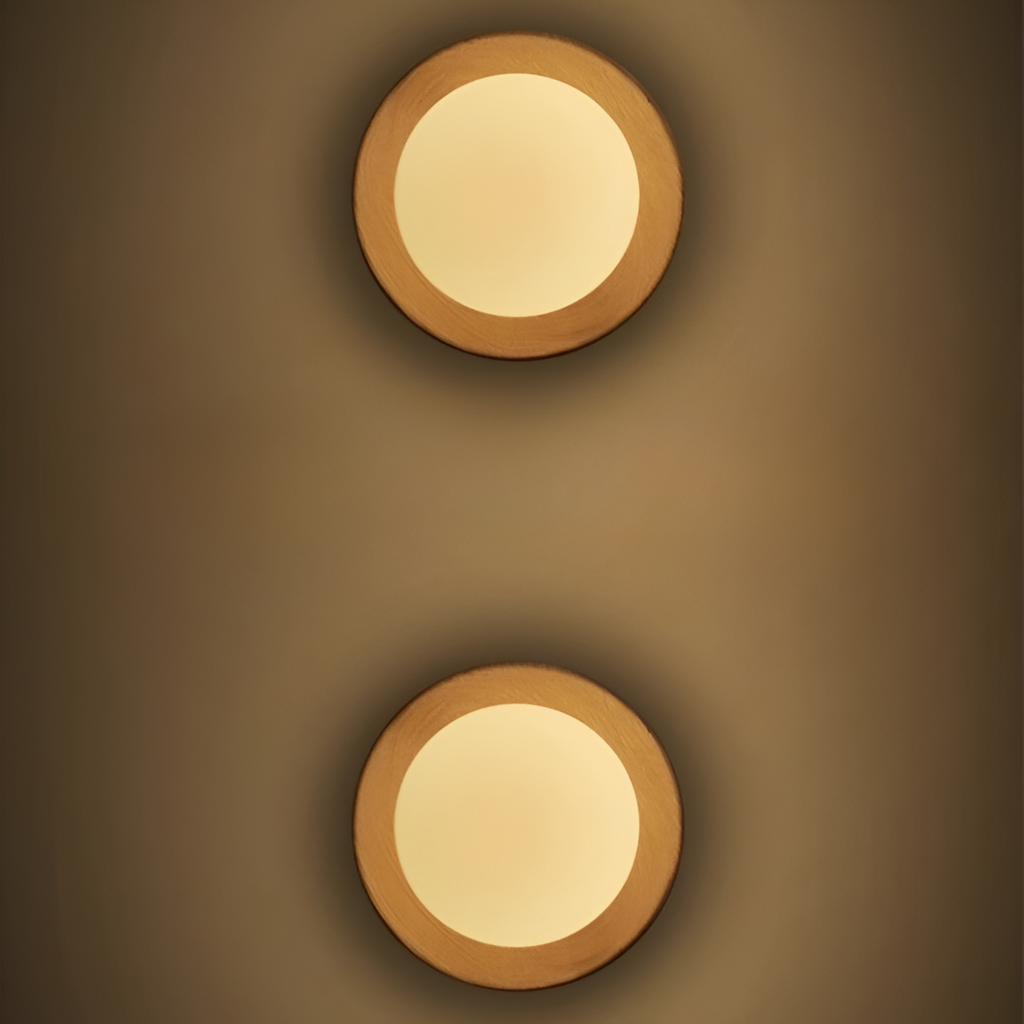 Solis Wall Light | Nordic Natural Wood LED Lighting