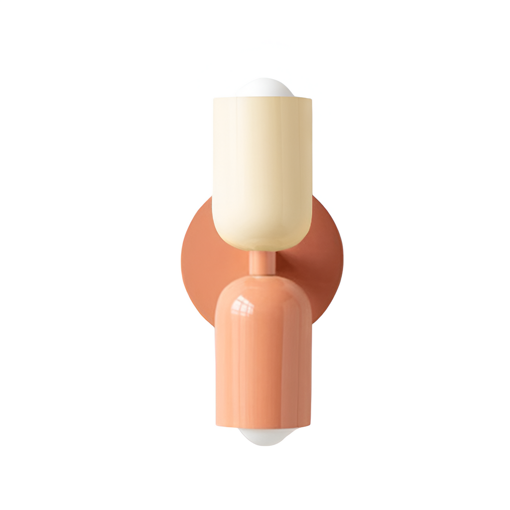 Vareon Wall Light | Modern Colourful Double Head Iron Design