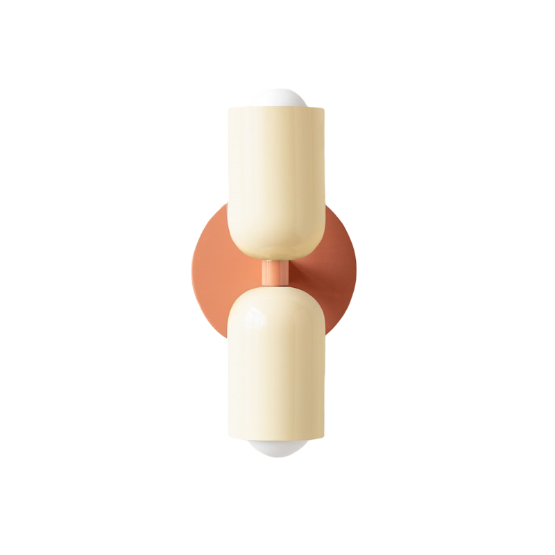 Vareon Wall Light | Modern Colourful Double Head Iron Design