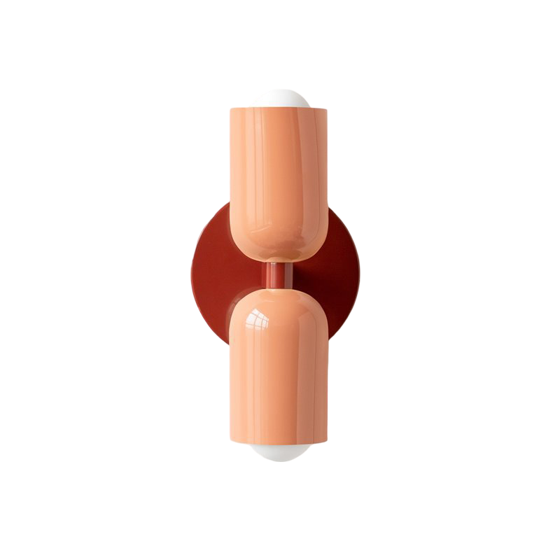 Vareon Wall Light | Modern Colourful Double Head Iron Design