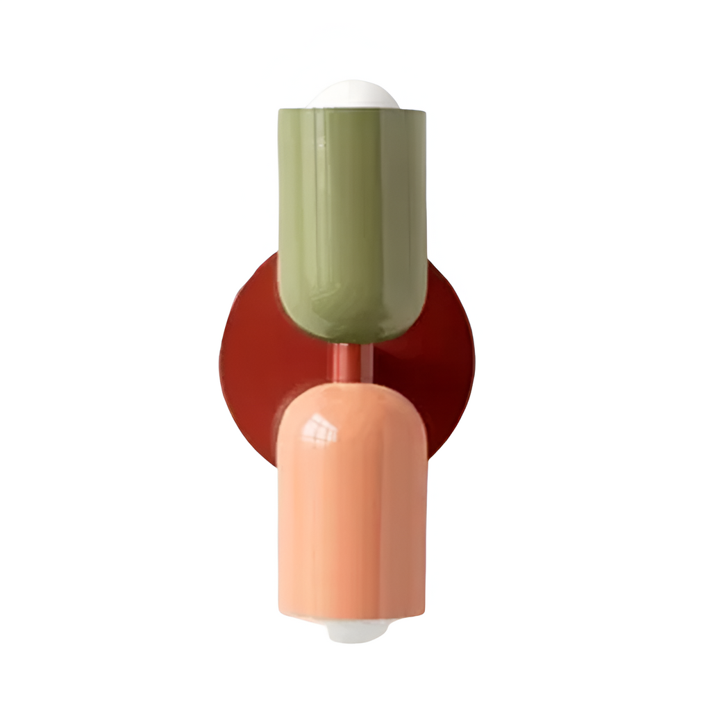 Vareon Wall Light | Modern Colourful Double Head Iron Design