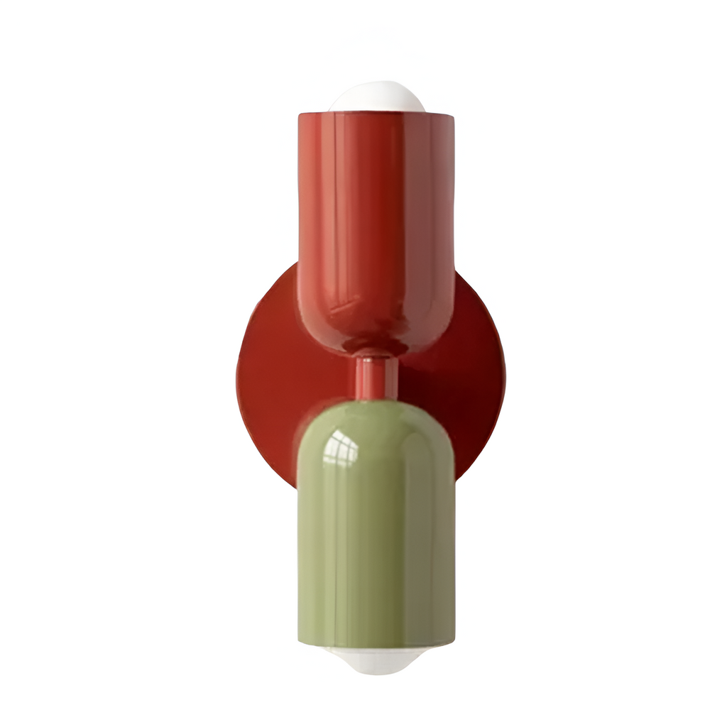 Vareon Wall Light | Modern Colourful Double Head Iron Design
