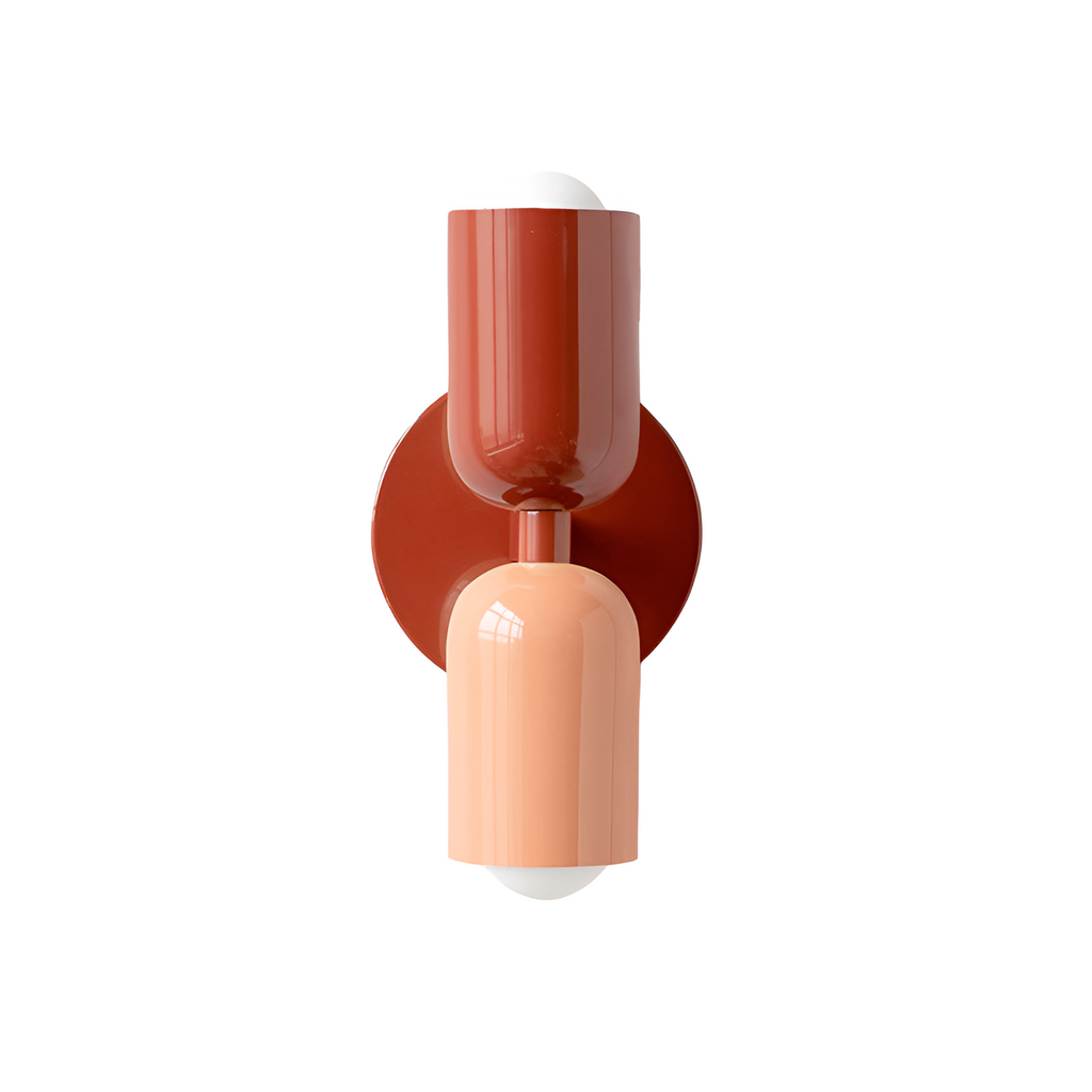 Vareon Wall Light | Modern Colourful Double Head Iron Design