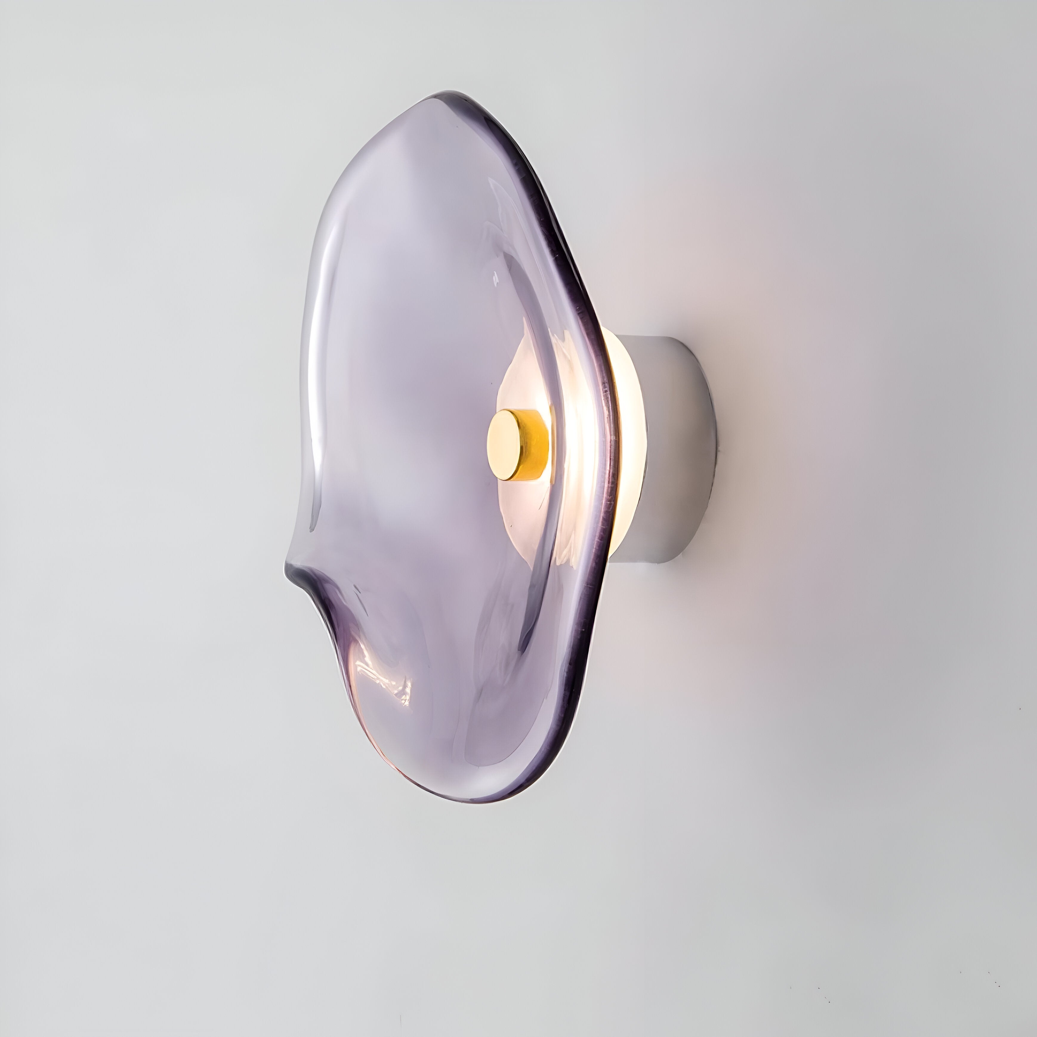 Nami Wall Light | Nordic Curved Glass LED Lighting