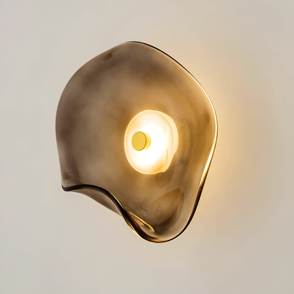 Nami Wall Light | Nordic Curved Glass LED Lighting