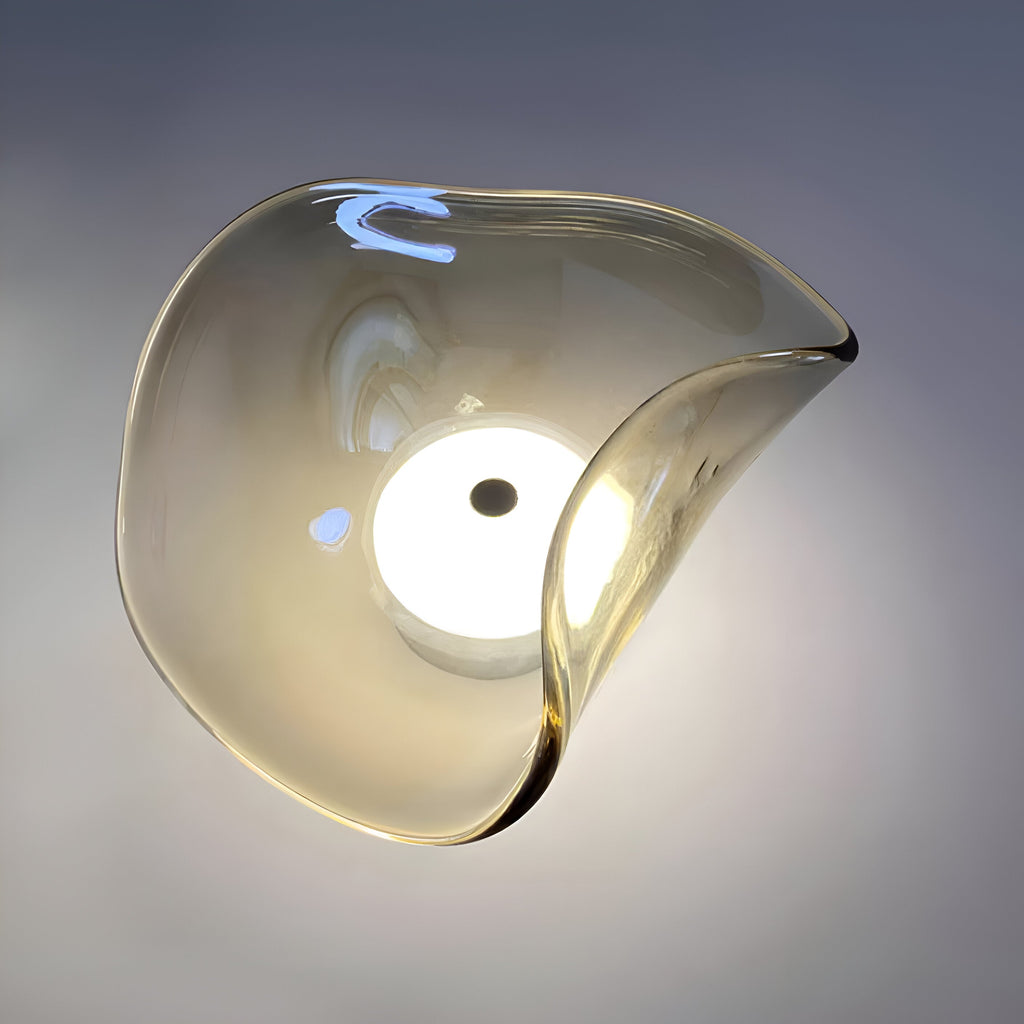 Nami Wall Light | Nordic Curved Glass LED Lighting