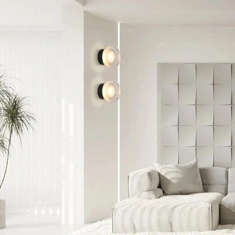 Elara Wall Light | Modern Circular Wall Lamp for Living Room & Bedroom