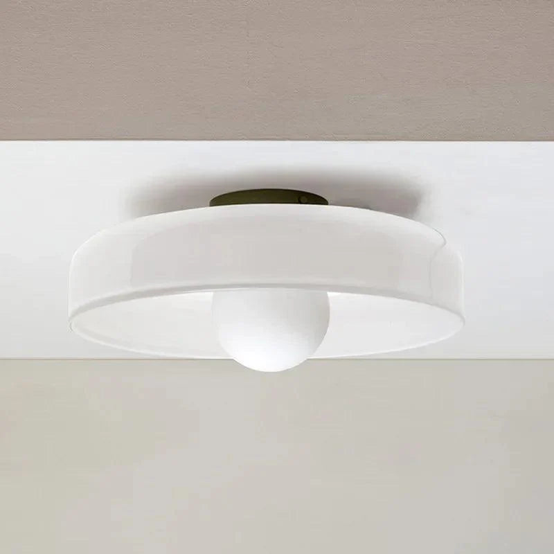 Ovin Wall & Ceiling Light | Nordic Glass Disc Lighting
