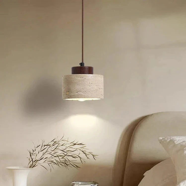 Vesa Pendant Light | Nordic Travertine Minimalist Lighting