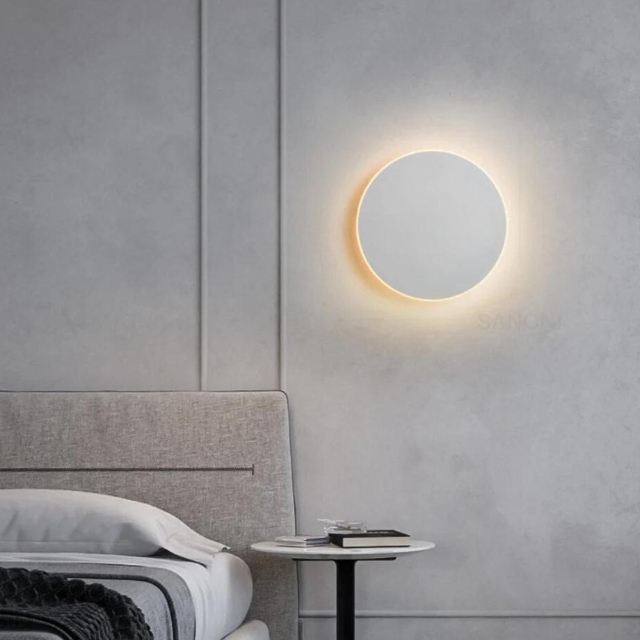 Svala Round LED Wall Light | Modern Nordic Minimalist Design