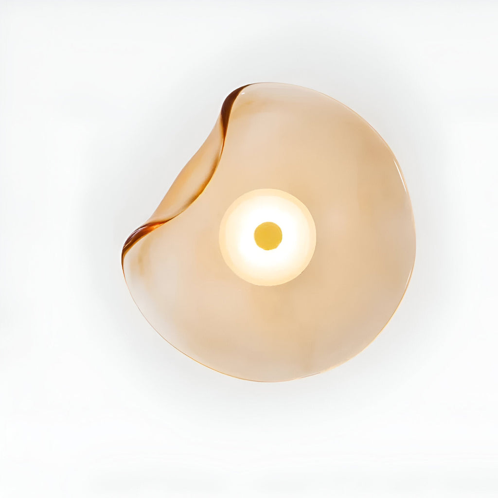 Nami Wall Light | Nordic Curved Glass LED Lighting