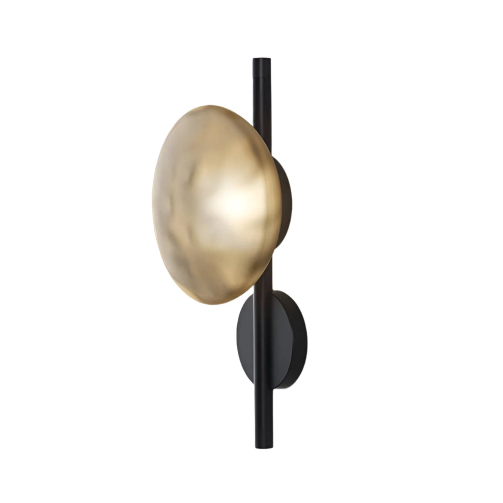 Rilun Wall Light | Modern Round Ripple Glass Minimalist Design