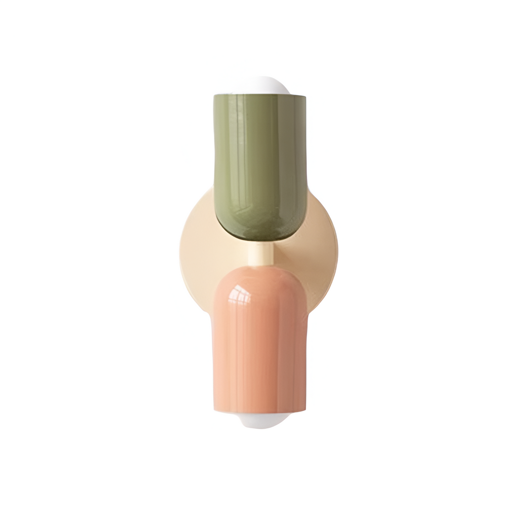 Vareon Wall Light | Modern Colourful Double Head Iron Design