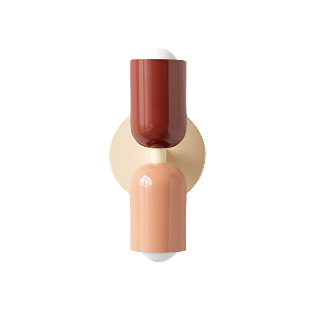 Vareon Wall Light | Modern Colourful Double Head Iron Design