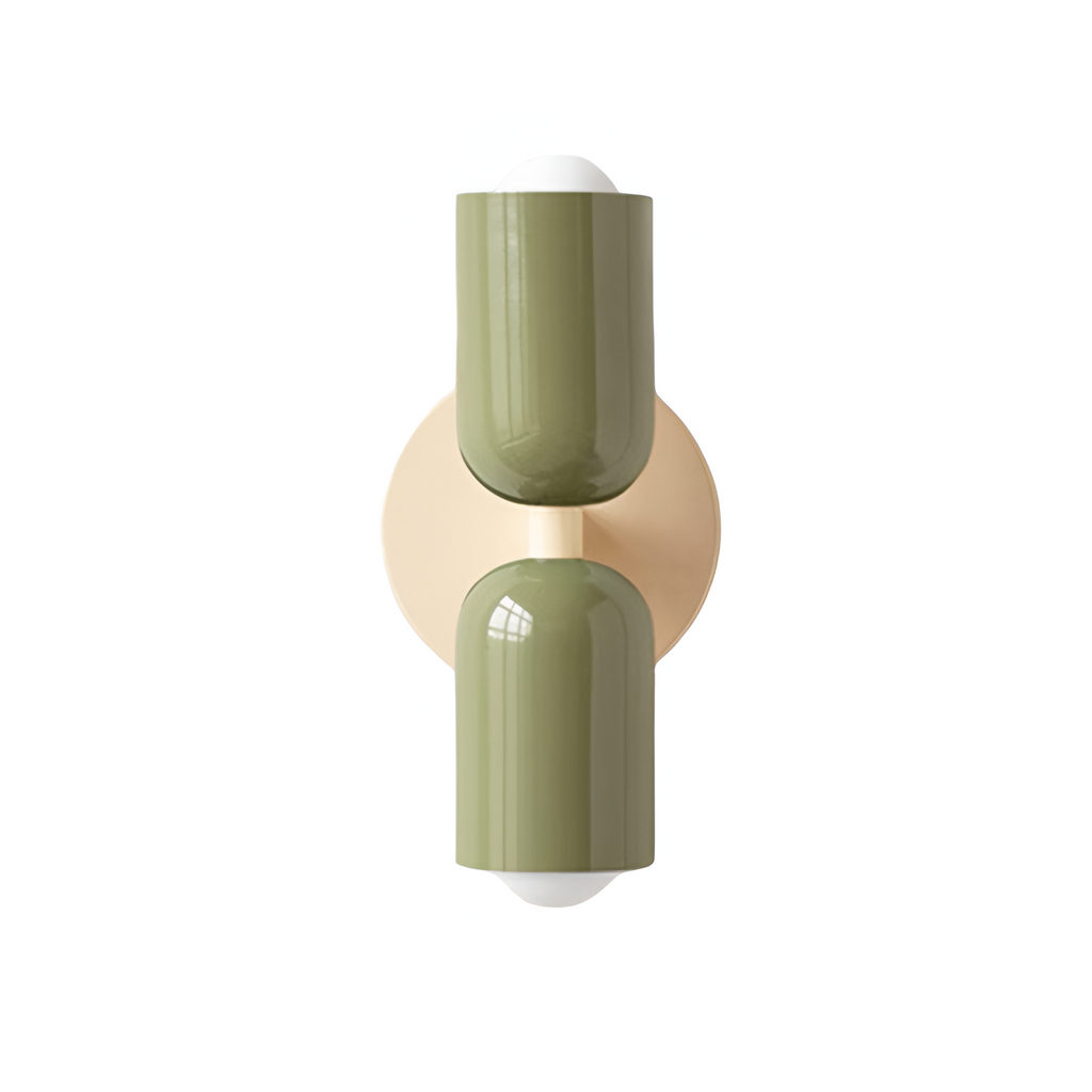 Vareon Wall Light | Modern Colourful Double Head Iron Design