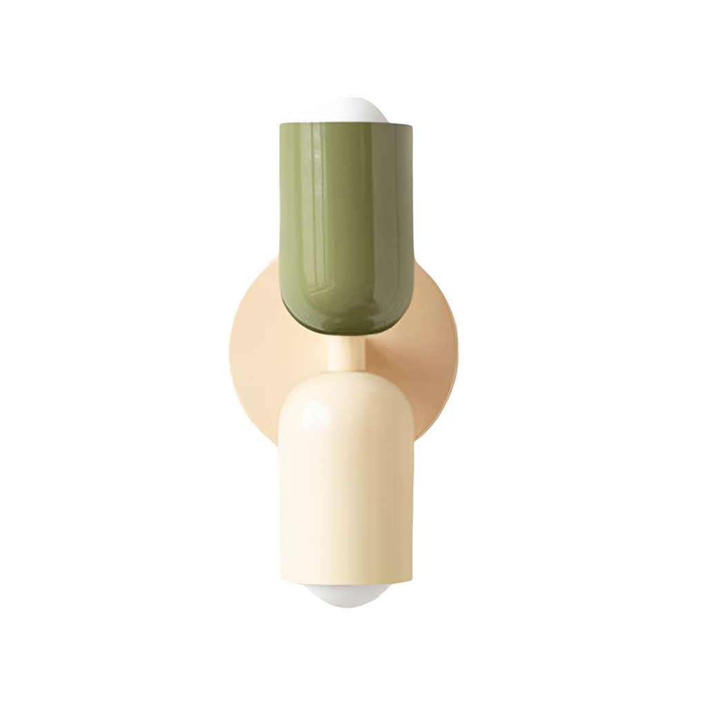 Vareon Wall Light | Modern Colourful Double Head Iron Design