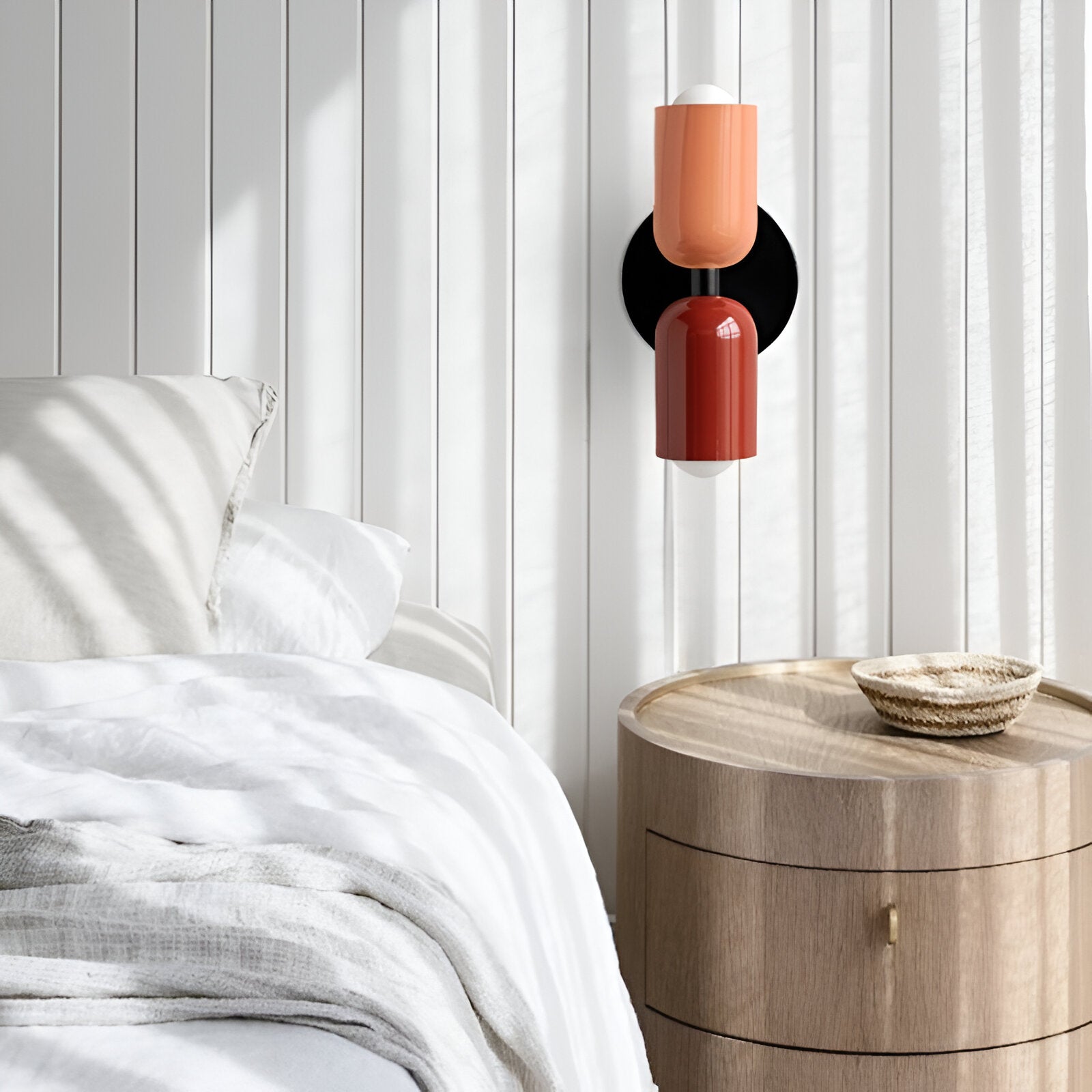 Vareon Wall Light | Modern Colourful Double Head Iron Design