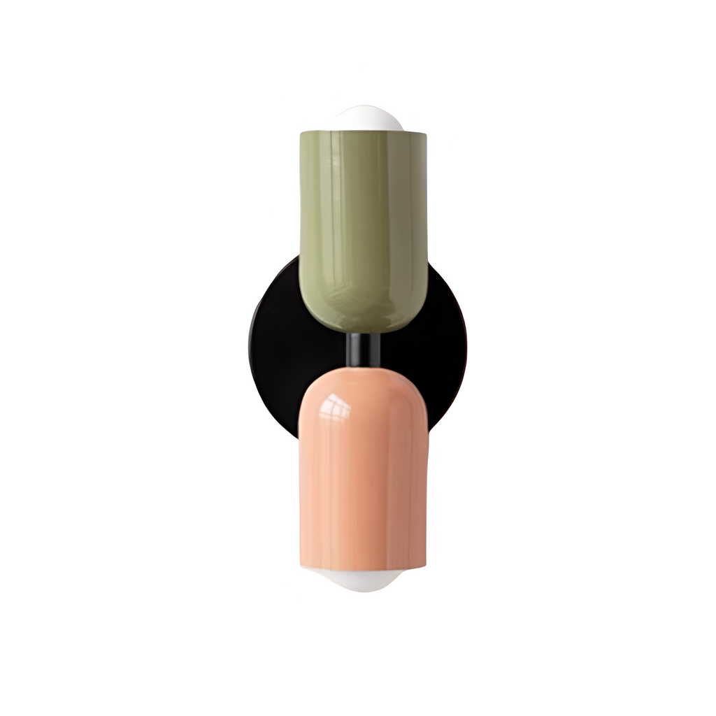 Vareon Wall Light | Modern Colourful Double Head Iron Design