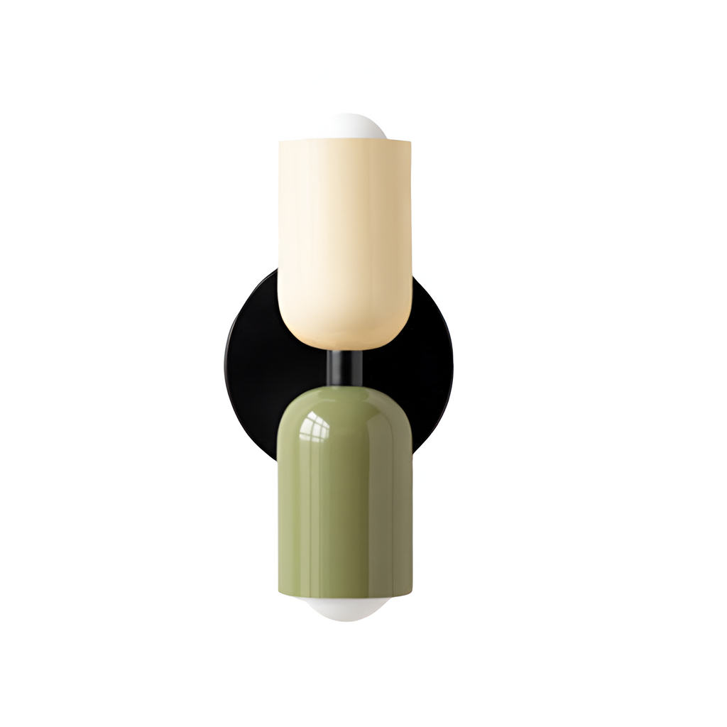 Vareon Wall Light | Modern Colourful Double Head Iron Design