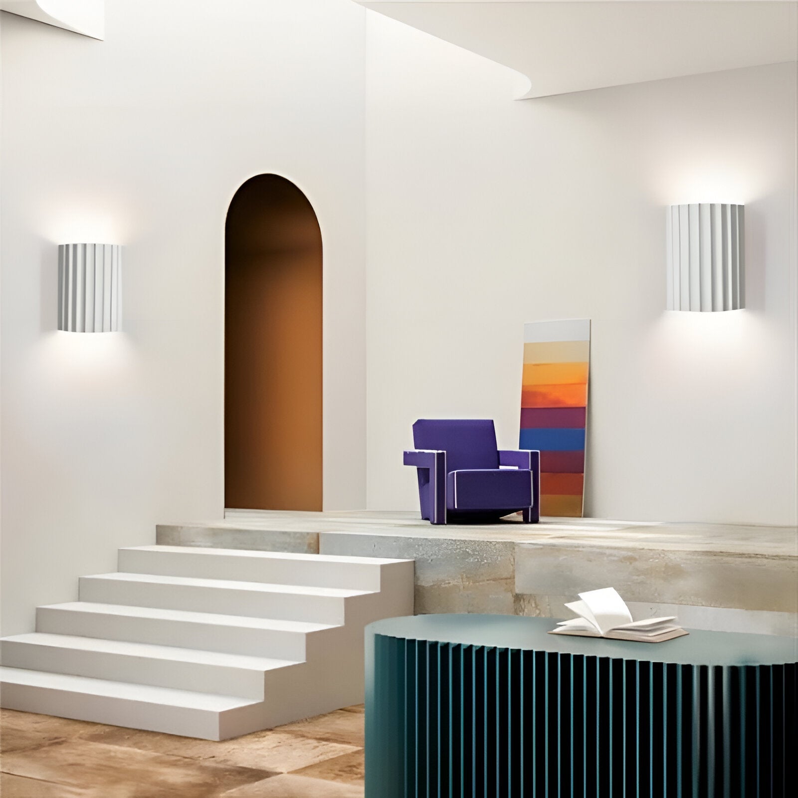 Elvian Wall Light | Minimalist Resin Sculptural Design