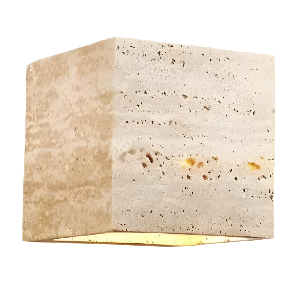 Tavo Outdoor Wall Light | Travertine Minimalist LED Lighting