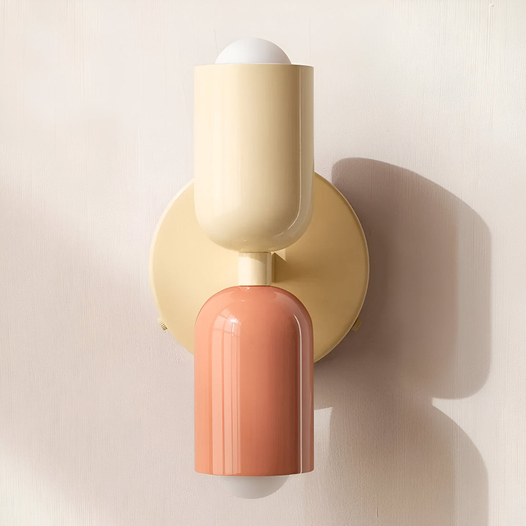 Vareon Wall Light | Modern Colourful Double Head Iron Design