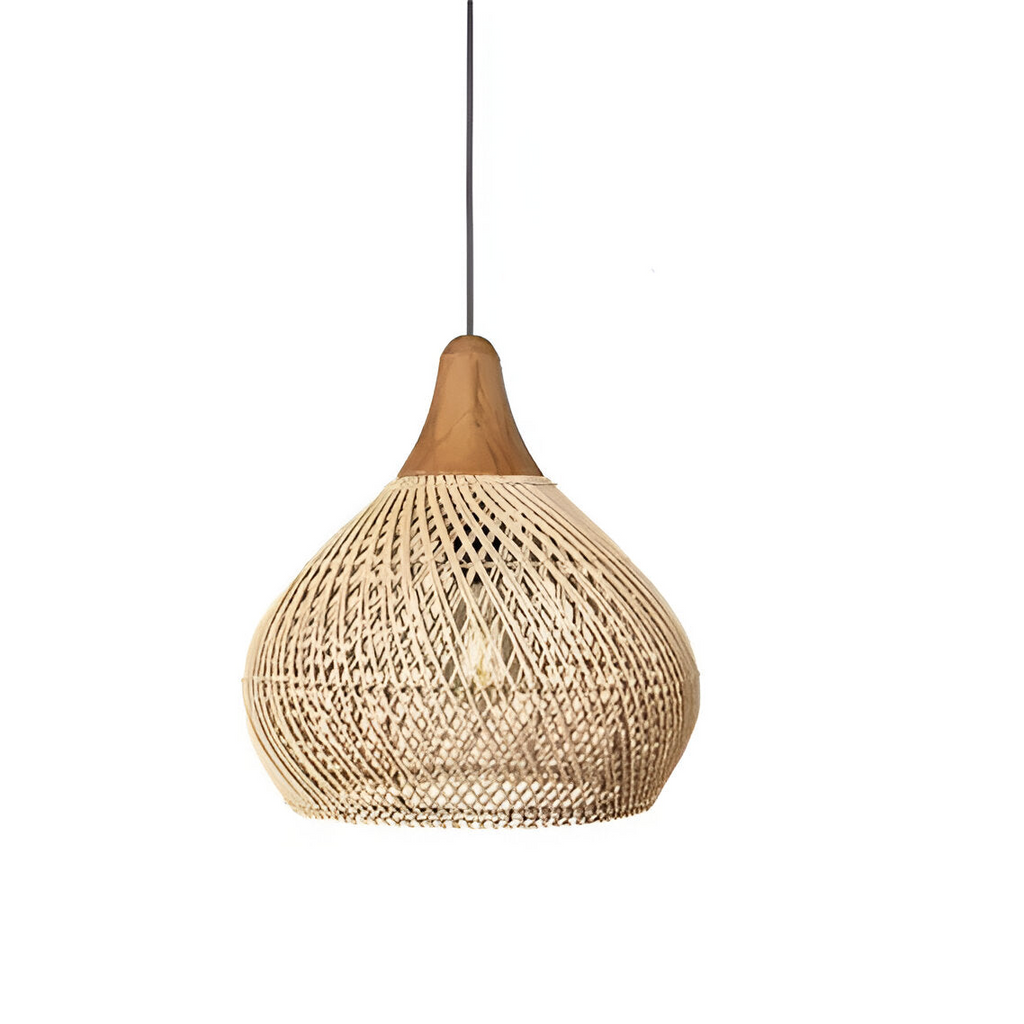 Rafi Pendant Light | Boho Rattan Ceiling Lighting