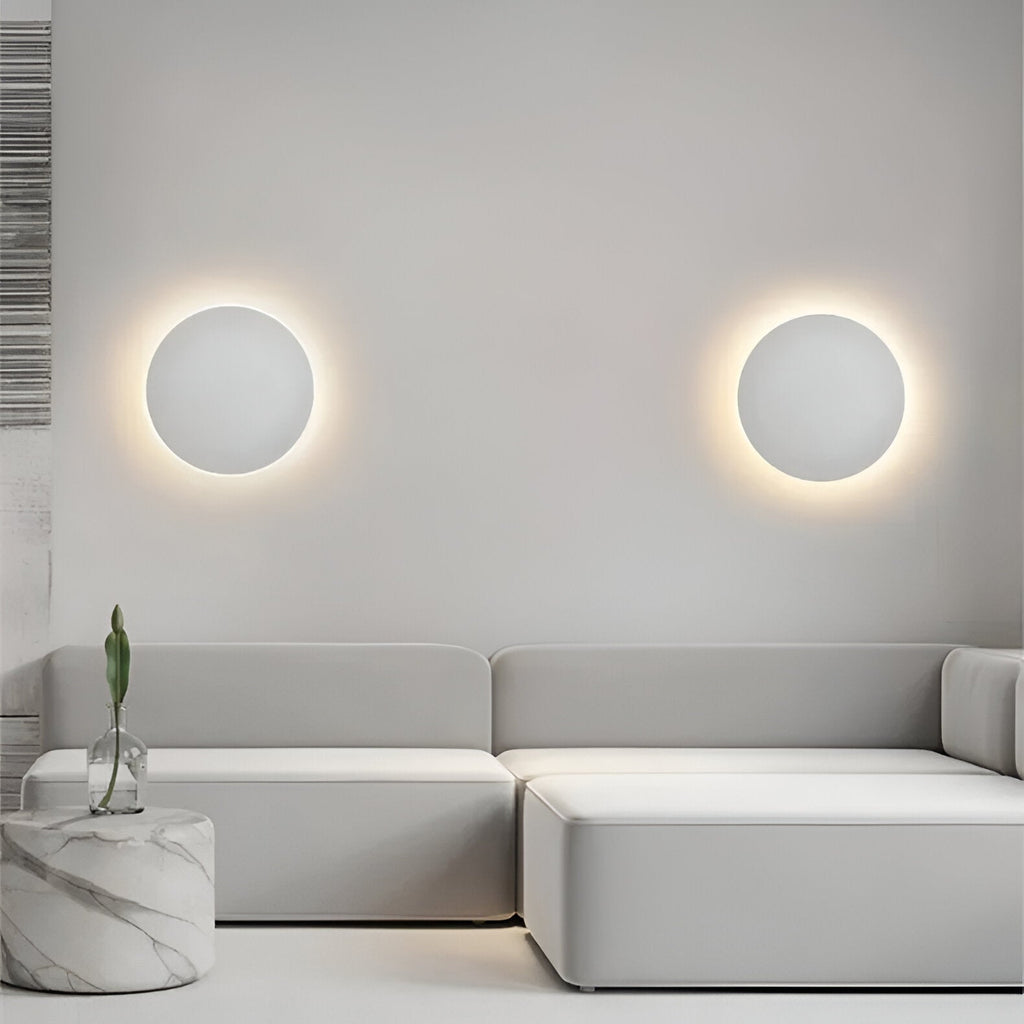 Svala Round LED Wall Light | Modern Nordic Minimalist Design