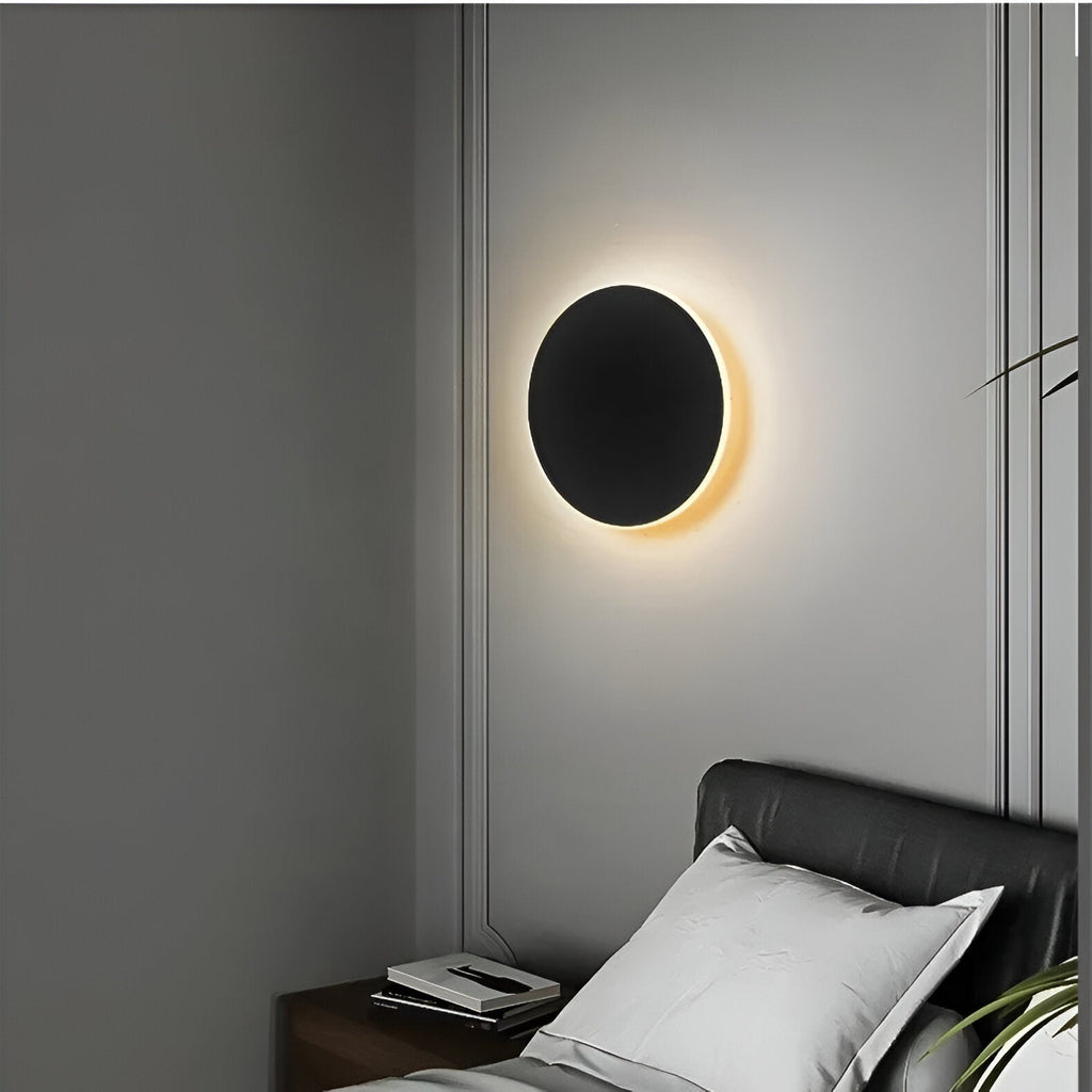 Svala Round LED Wall Light | Modern Nordic Minimalist Design