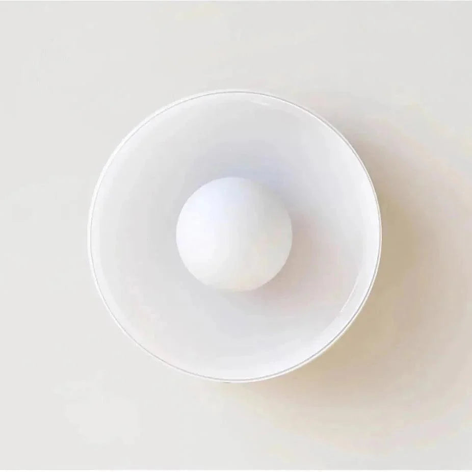 Ovin Wall & Ceiling Light | Nordic Glass Disc Lighting