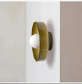 Ovin Wall & Ceiling Light | Nordic Glass Disc Lighting