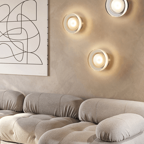 Elara Wall Light | Modern Circular Wall Lamp for Living Room & Bedroom
