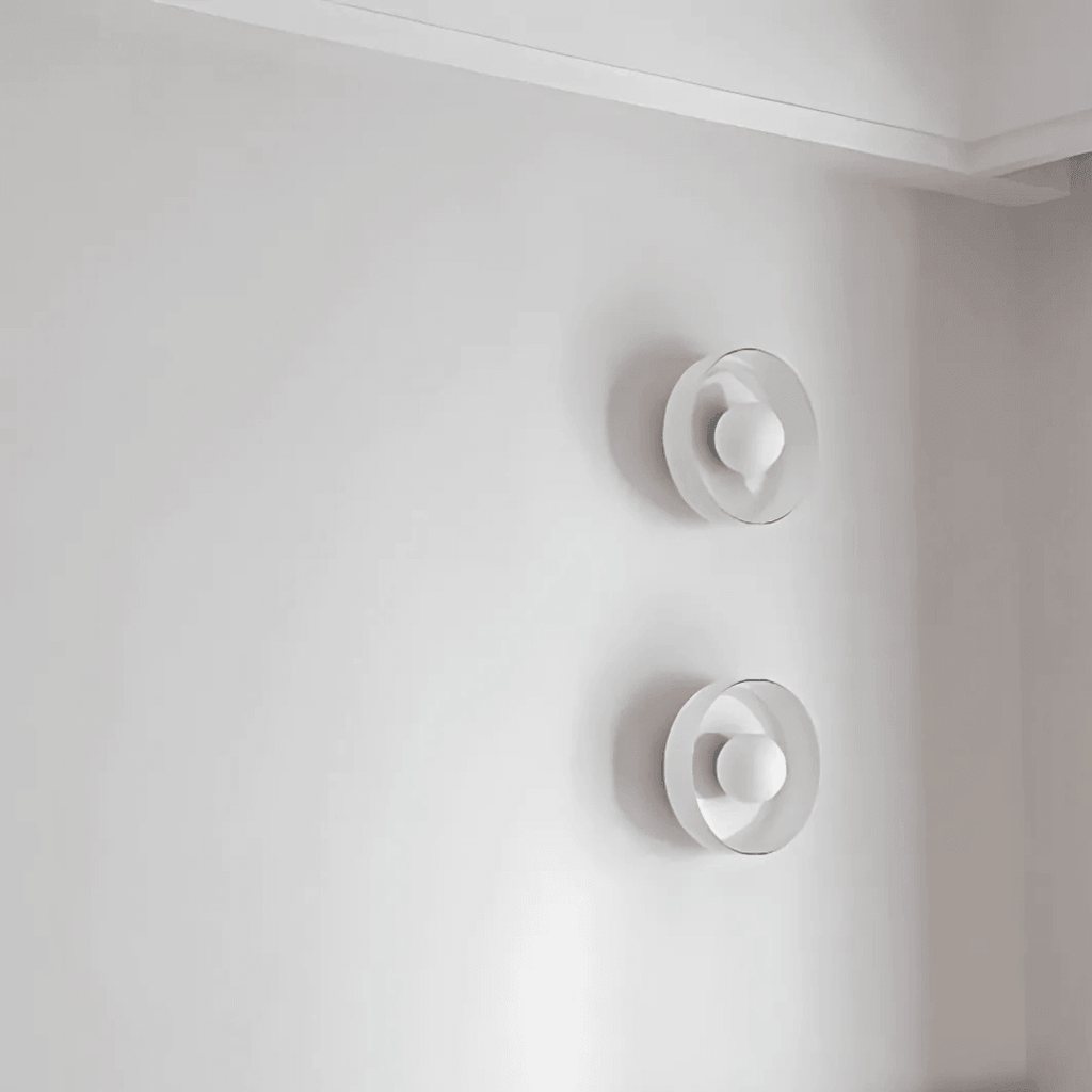 Ovin Wall & Ceiling Light | Nordic Glass Disc Lighting