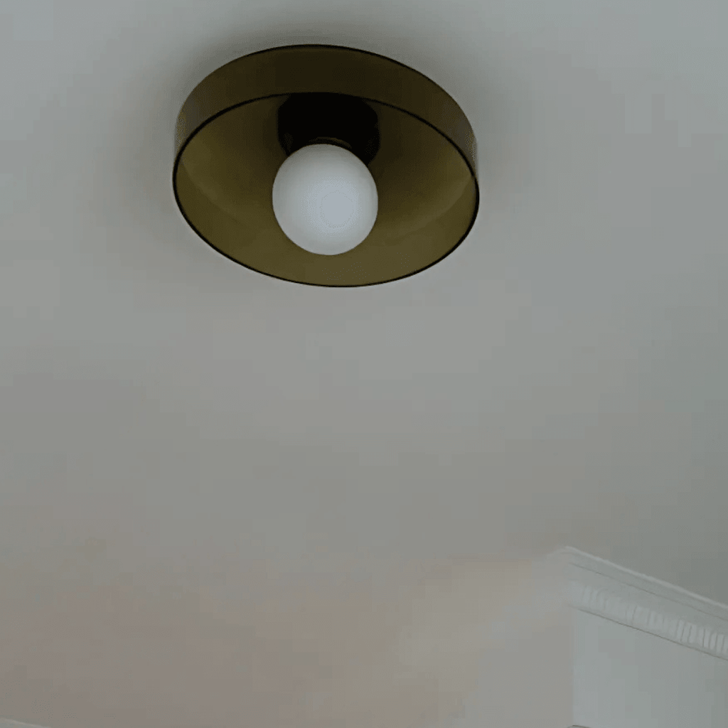 Ovin Wall & Ceiling Light | Nordic Glass Disc Lighting