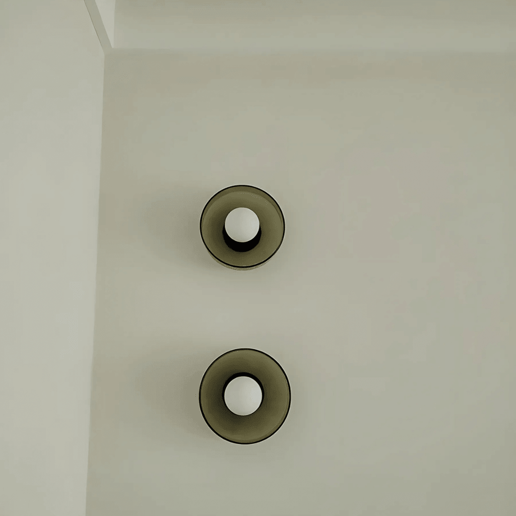 Ovin Wall & Ceiling Light | Nordic Glass Disc Lighting