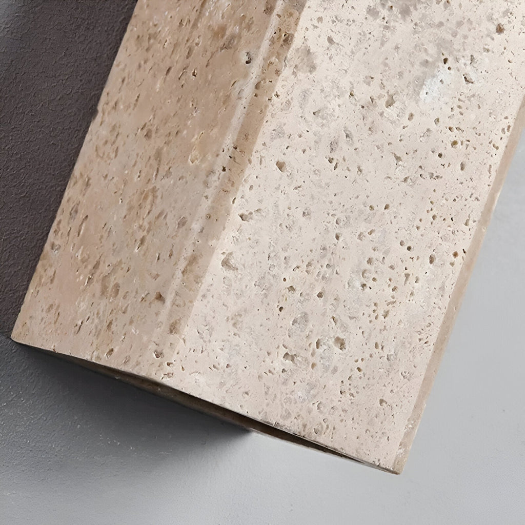 Tavo Outdoor Wall Light | Travertine Minimalist LED Lighting
