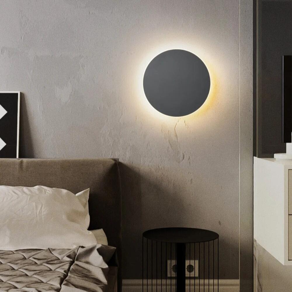 Svala Round LED Wall Light | Modern Nordic Minimalist Design
