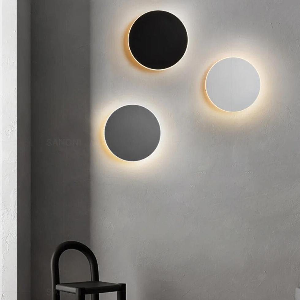 Svala Round LED Wall Light | Modern Nordic Minimalist Design