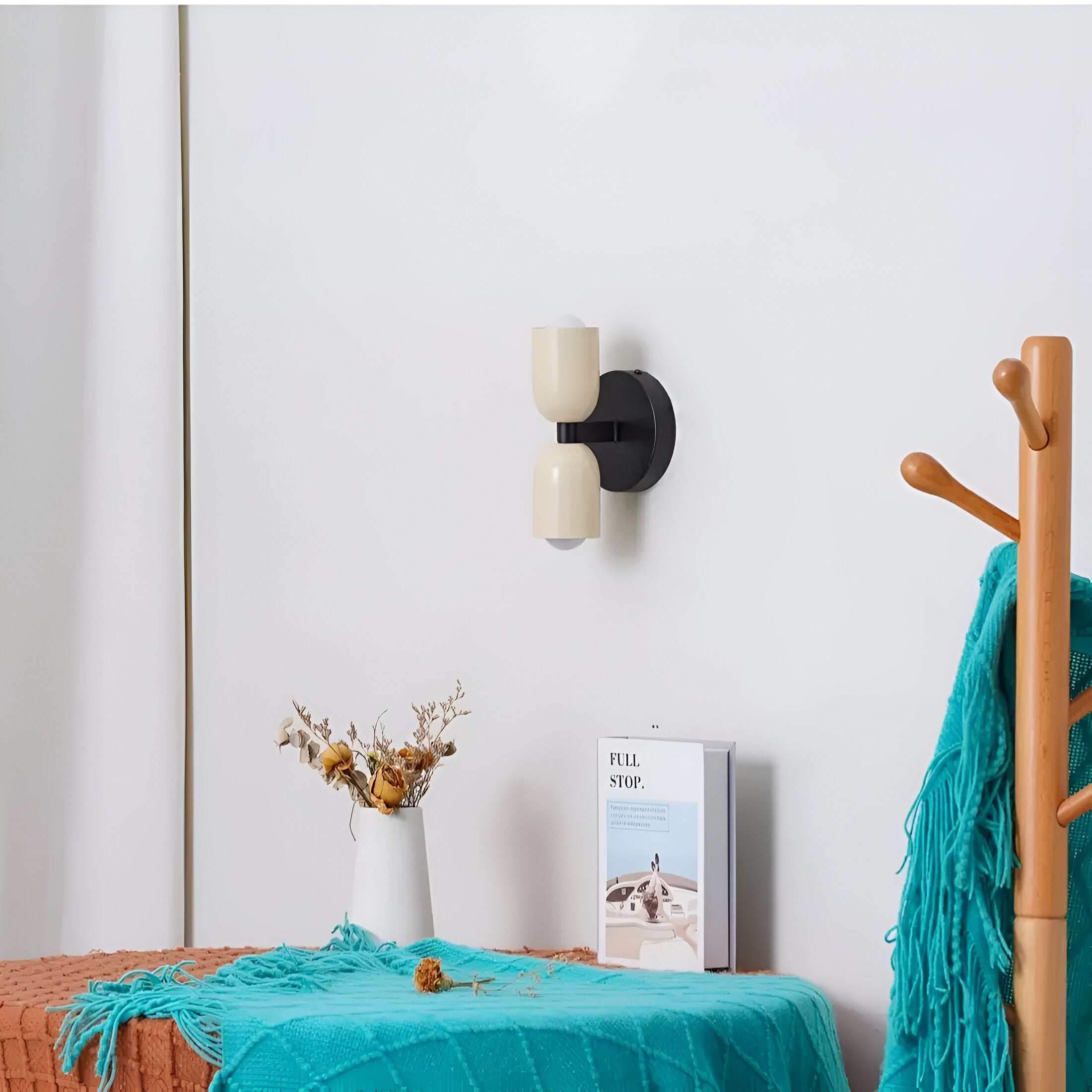 Vareon Wall Light | Modern Colourful Double Head Iron Design